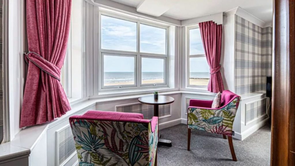 Beaches Hotel sea view room