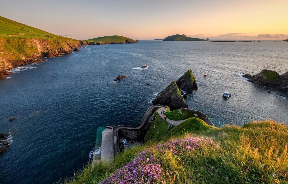 Dunquin Pier Sunset Dingle County Kerry.tif