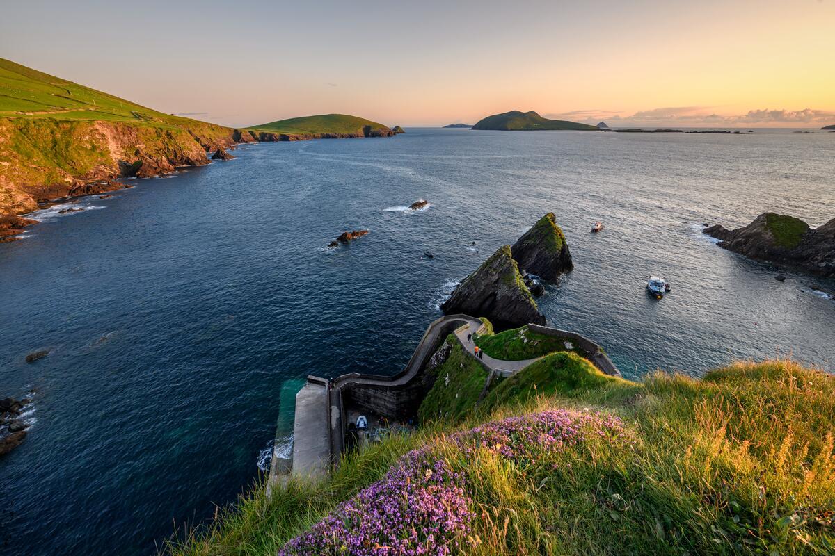 Dunquin Pier Sunset Dingle County Kerry.tif